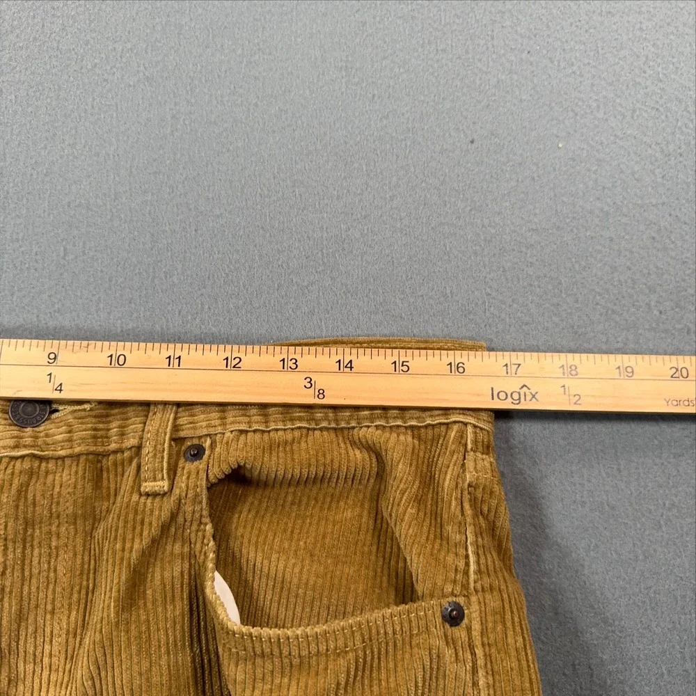 Levis 514 Straight Fit Corduroy Pants Tan Mustard W30 L30 A0964-1842